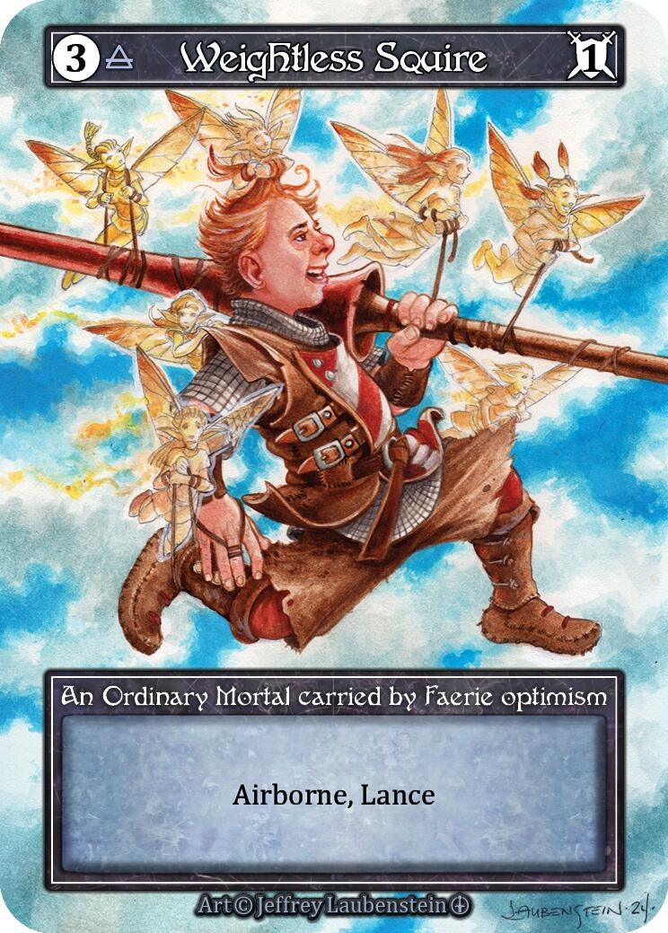 Image for Weightless Squire (Foil) (Arthurian Legends) - Sorcery: Contested Realm