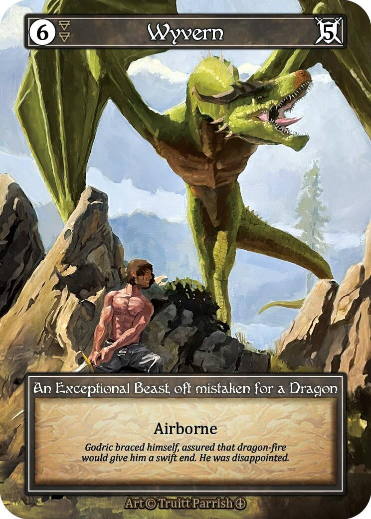 Image for Wyvern (Foil) (Arthurian Legends) - Sorcery: Contested Realm