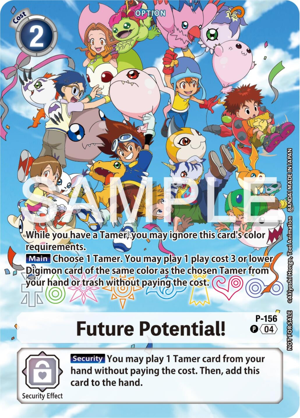 Image for Future Potential! (25th Anniversary Digimon Adventure) (D-PR) (P-156 P) - Digimon Card Game