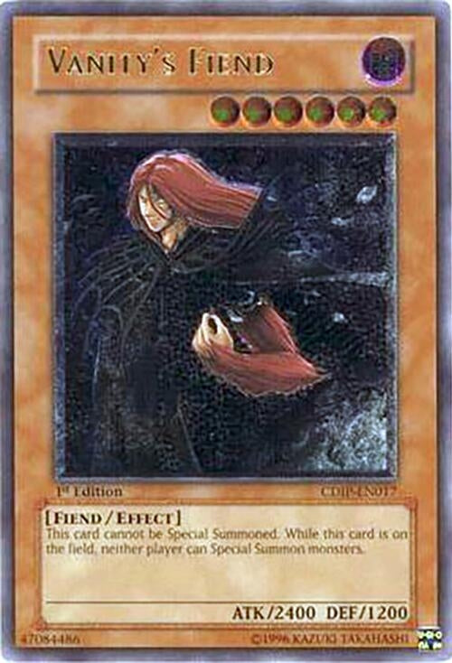 Image for Vanity's Fiend (UTR) (Cyberdark Impact) (CDIP-EN017) - YuGiOh