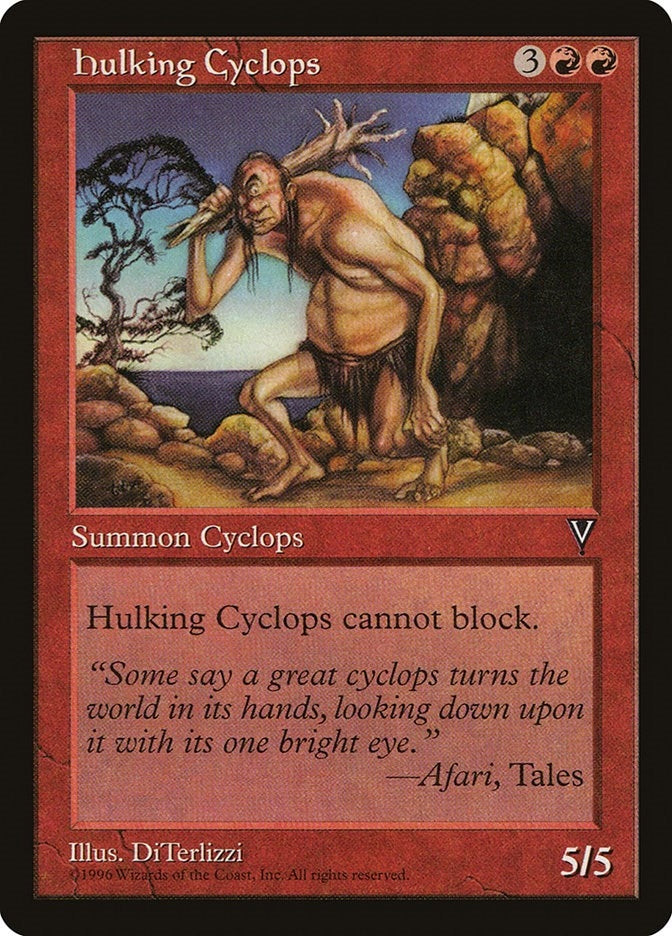 Image for Hulking Cyclops (Visions) - Magic: The Gathering