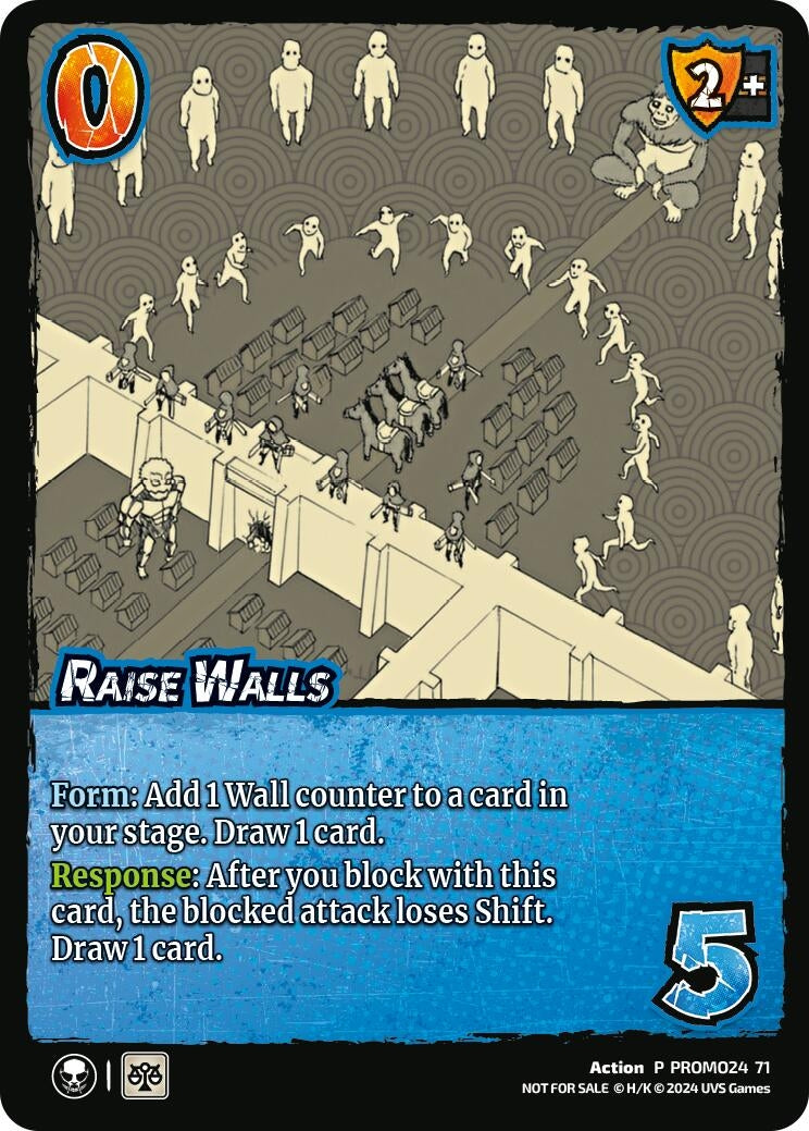 Image for Raise Walls (UniVersus Promos) (PROMO49 71) - UniVersus
