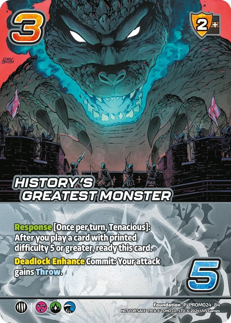 Image for History's Greatest Monster (UniVersus Promos) (PROMO62 84) - UniVersus