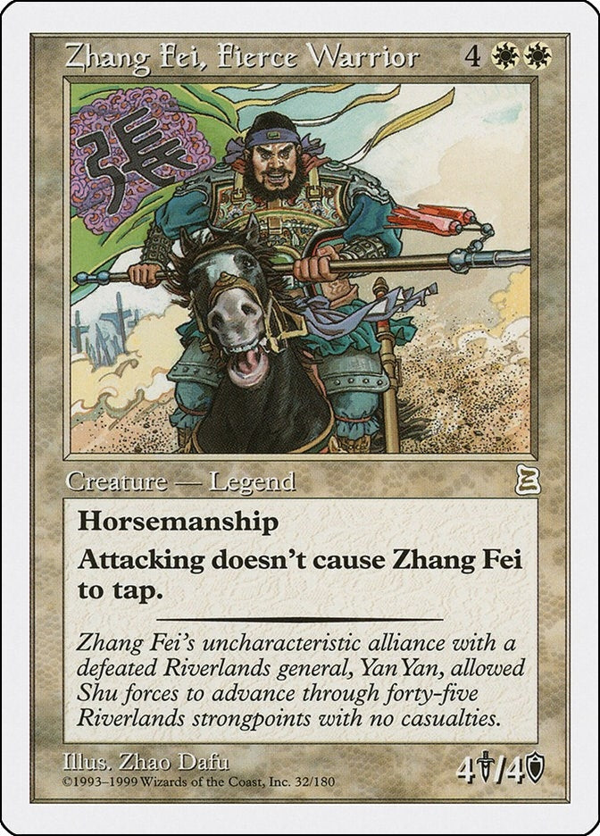 Image for Zhang Fei, Fierce Warrior (Portal Three Kingdoms) (32) - Magic: The Gathering