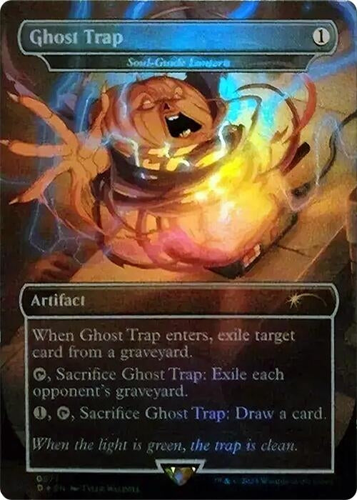Image for Ghost Trap - Soul-Guide Lantern (Rainbow Foil) (Secret Lair Drop Series) (871) - Magic: The Gathering