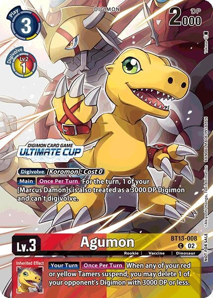 Image for Agumon (Ultimate Cup 2024) (BT13) (13008)