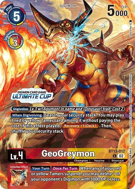 Image for GeoGreymon (Ultimate Cup 2024) (BT13) (13012)