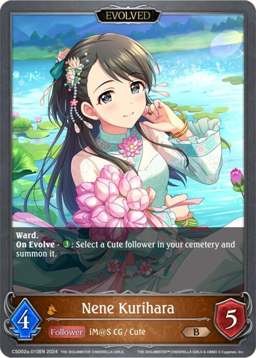 Image for Nene Kurihara (Evolved) (CSD02: THE IDOLM@STER CINDERELLA GIRLS) (CSD02a-010EN) - Shadowverse: Evolve