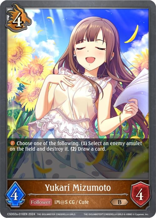 Image for Yukari Mizumoto (CSD02: THE IDOLM@STER CINDERELLA GIRLS) (CSD02a-016EN) - Shadowverse: Evolve