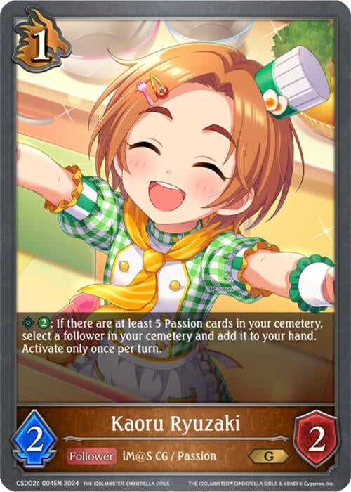 Image for Kaoru Ryuzaki (CSD02: THE IDOLM@STER CINDERELLA GIRLS) (CSD02c-004EN) - Shadowverse: Evolve