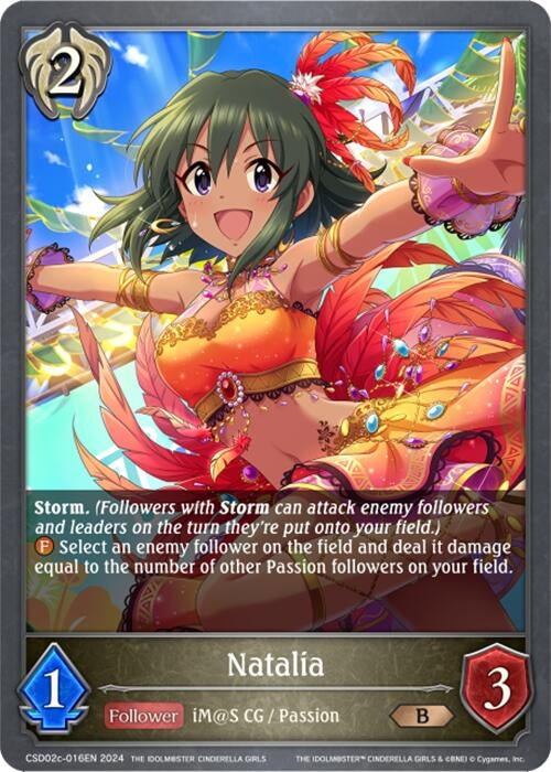 Image for Natalia (CSD02: THE IDOLM@STER CINDERELLA GIRLS) (CSD02c-016EN) - Shadowverse: Evolve