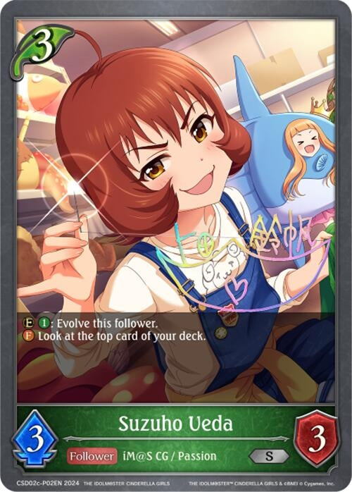 Image for Suzuho Ueda - P02EN (Foil) (CSD02: THE IDOLM@STER CINDERELLA GIRLS) (CSD02c-P02EN) - Shadowverse: Evolve