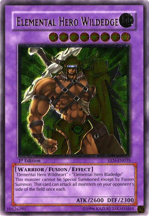 Image for Elemental Hero Wildedge (UTR) (Elemental Energy) (EEN-EN035) - YuGiOh