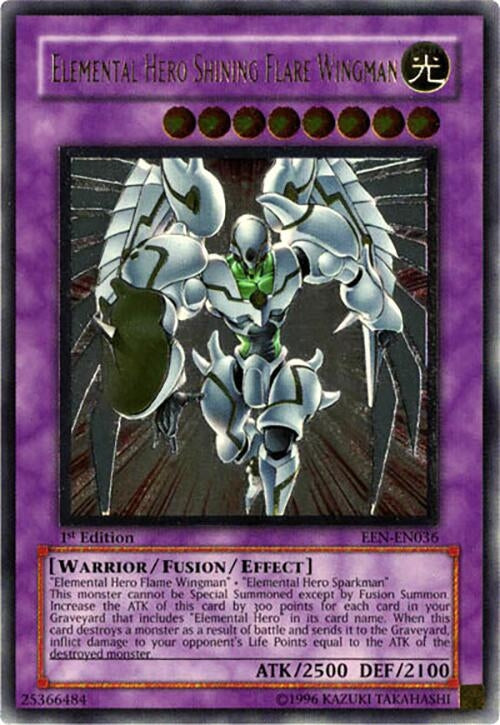 Image for Elemental Hero Shining Flare Wingman (UTR) (Elemental Energy) (EEN-EN036) - YuGiOh