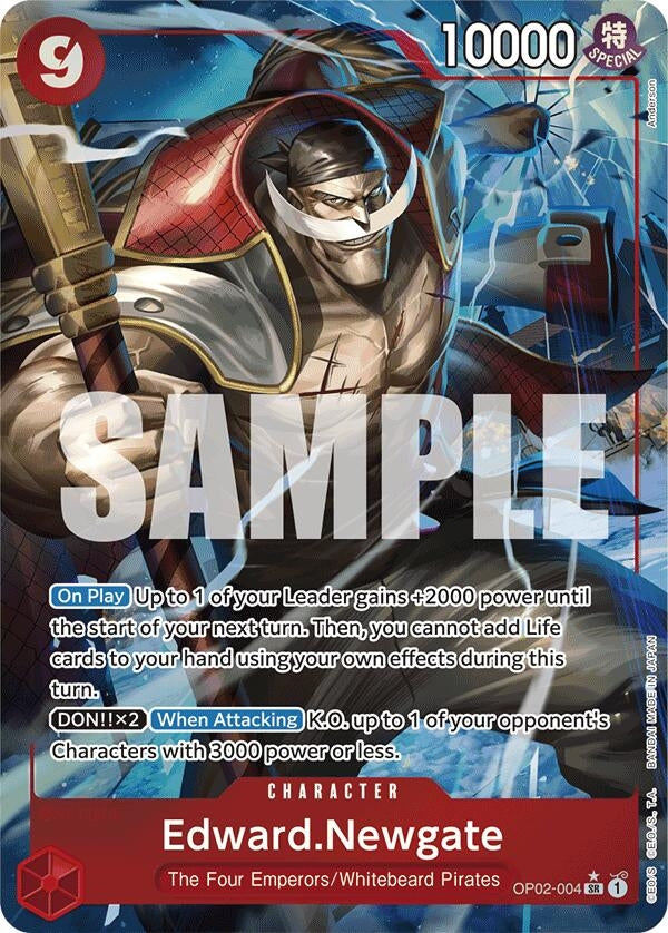 Image for Edward.Newgate (OP02-004) (Alternate Art) (Premium Booster -The Best-) (OP02-004) - One Piece Card Game