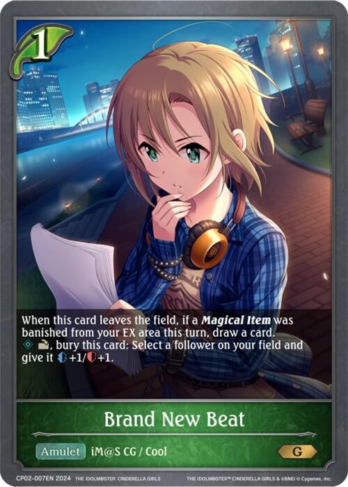 Image for Brand New Beat (CP02: THE IDOLM@STER CINDERELLA GIRLS) (CP02-007EN) - Shadowverse: Evolve