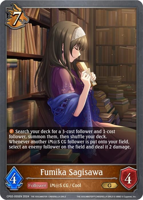 Image for Fumika Sagisawa (CP02: THE IDOLM@STER CINDERELLA GIRLS) (CP02-055EN) - Shadowverse: Evolve