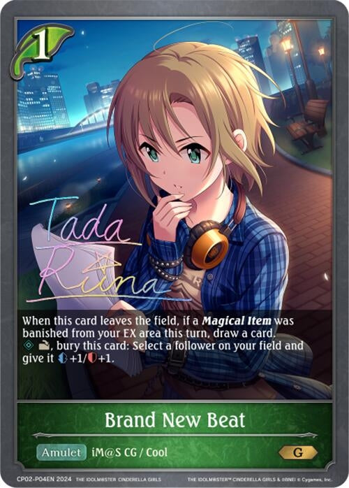 Image for Brand New Beat - P04EN (Foil) (CP02: THE IDOLM@STER CINDERELLA GIRLS) (CP02-P04EN) - Shadowverse: Evolve