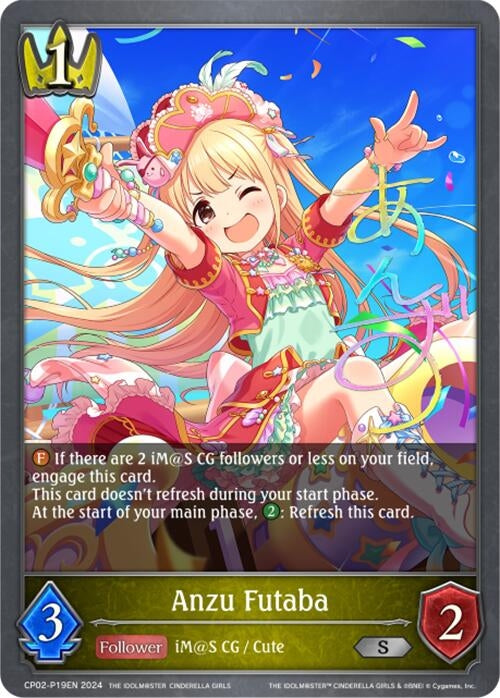Image for Anzu Futaba - P19EN (Foil) (CP02: THE IDOLM@STER CINDERELLA GIRLS) (CP02-P19EN) - Shadowverse: Evolve