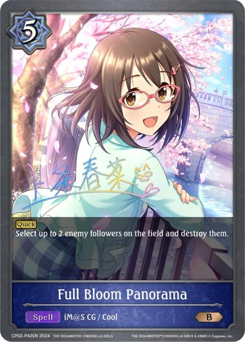 Image for Full Bloom Panorama - P42EN (Foil) (CP02: THE IDOLM@STER CINDERELLA GIRLS) (CP02-P42EN) - Shadowverse: Evolve