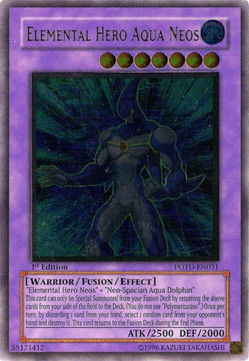 Image for Elemental Hero Aqua Neos (UTR) (Power of the Duelist) (POTD-EN031) - YuGiOh
