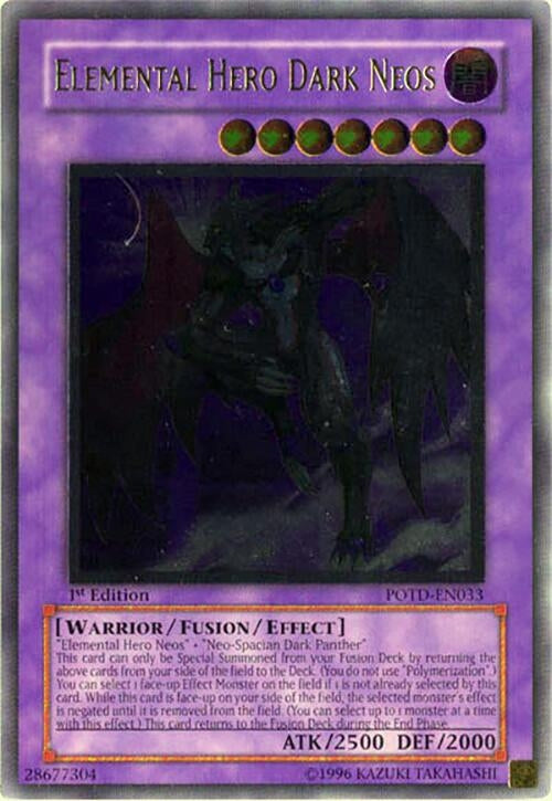 Image for Elemental Hero Dark Neos (UTR) (Power of the Duelist) (POTD-EN033) - YuGiOh