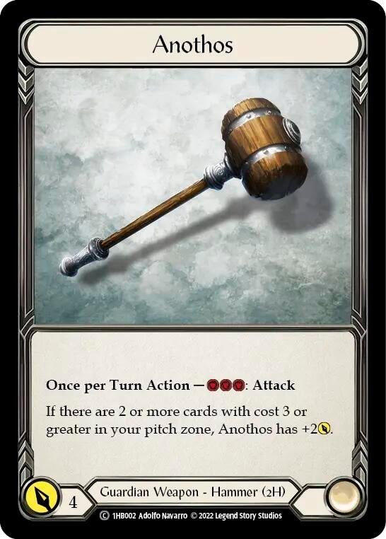 Image for Anothos (Historic Pack 1 Blitz Deck: Bravo) (1HB002) - Flesh and Blood TCG