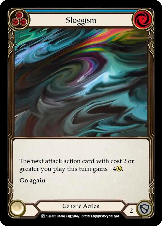 Image for Sloggism (Blue) (Historic Pack 1 Blitz Deck: Bravo) (1HB026) - Flesh and Blood TCG