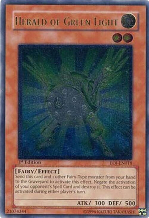 Image for Herald of Green Light (UTR) (Enemy of Justice) (EOJ-EN018) - YuGiOh