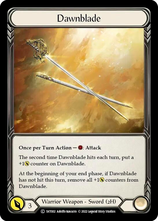 Image for Dawnblade (Historic Pack 1 Blitz Deck: Dorinthea) (1HT002) - Flesh and Blood TCG