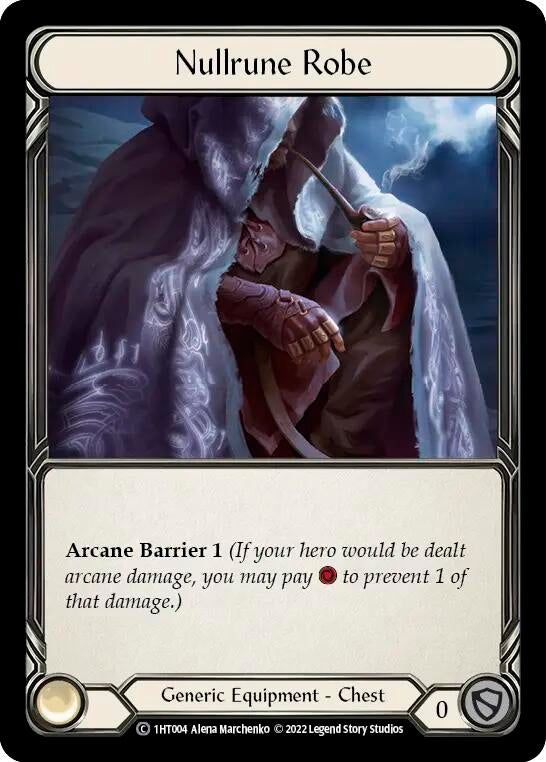 Image for Nullrune Robe (Historic Pack 1 Blitz Deck: Dorinthea) (1HT004) - Flesh and Blood TCG