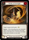 Image for Stroke of Foresight (Red) (Historic Pack 1 Blitz Deck: Dorinthea) (1HT010) - Flesh and Blood TCG