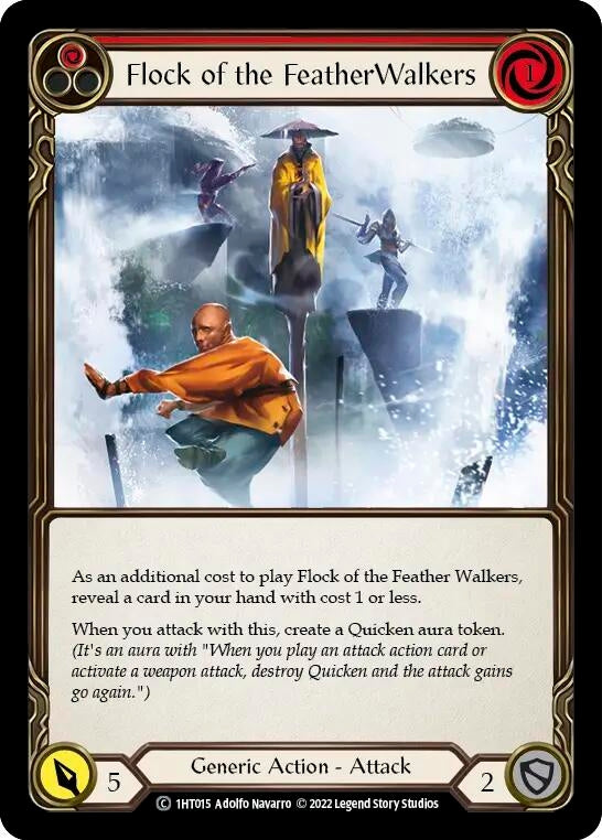 Image for Flock of the Feather Walkers (Red) (Historic Pack 1 Blitz Deck: Dorinthea) (1HT015) - Flesh and Blood TCG