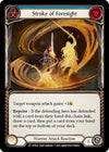 Image for Stroke of Foresight (Blue) (Historic Pack 1 Blitz Deck: Dorinthea) (1HT024) - Flesh and Blood TCG
