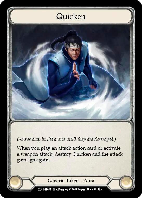Image for Quicken (Historic Pack 1 Blitz Deck: Dorinthea) (1HT027) - Flesh and Blood TCG