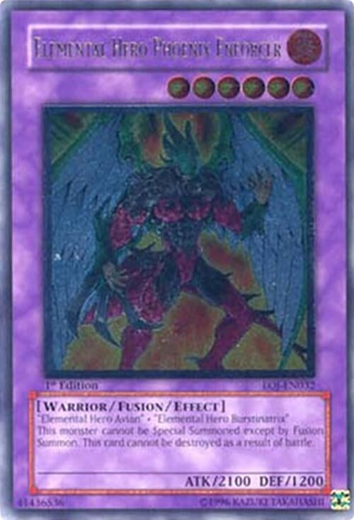 Image for Elemental Hero Phoenix Enforcer (UTR) (Enemy of Justice) (EOJ-EN032) - YuGiOh