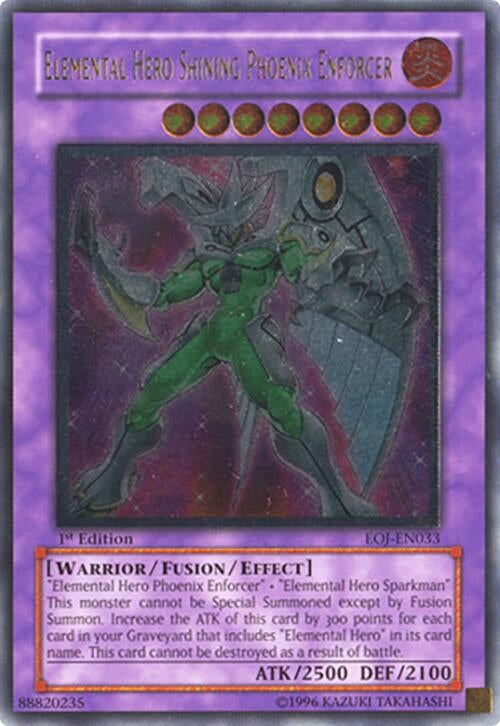 Image for Elemental Hero Shining Phoenix Enforcer (UTR) (Enemy of Justice) (EOJ-EN033) - YuGiOh