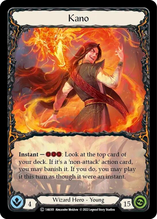 Image for Kano (Historic Pack 1 Blitz Deck: Kano) (1HK001) - Flesh and Blood TCG