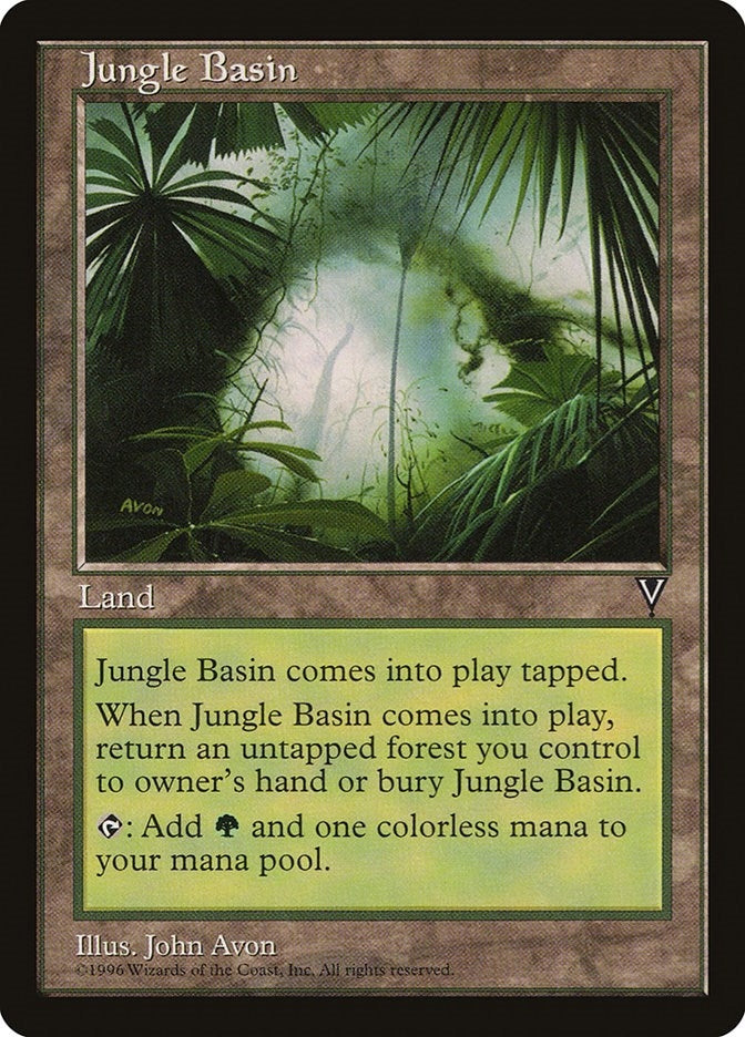 Image for Jungle Basin (Visions) - Magic: The Gathering