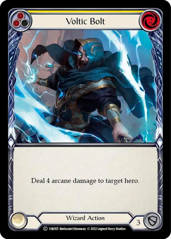 Image for Voltic Bolt (Yellow) (Historic Pack 1 Blitz Deck: Kano) (1HK015) - Flesh and Blood TCG
