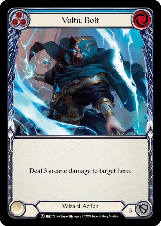 Image for Voltic Bolt (Blue) (Historic Pack 1 Blitz Deck: Kano) (1HK023) - Flesh and Blood TCG