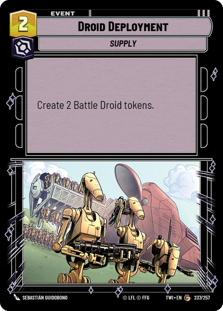 Image for Droid Deployment (Twilight of the Republic) (237/257) - Star Wars: Unlimited