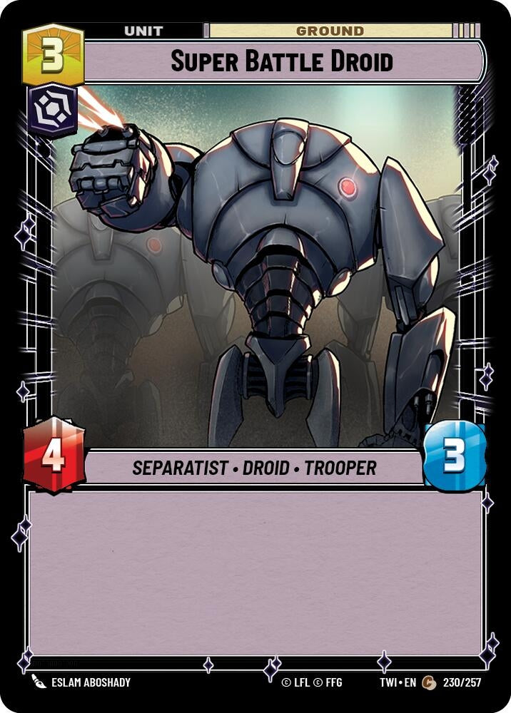 Image for Super Battle Droid (Twilight of the Republic) (230/257) - Star Wars: Unlimited