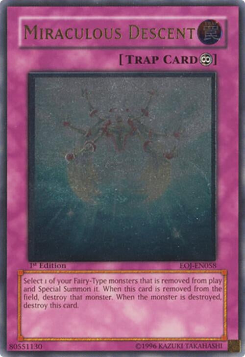 Image for Miraculous Descent (UTR) (Enemy of Justice) (EOJ-EN058) - YuGiOh