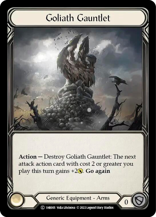 Image for Goliath Gauntlet (Historic Pack 1 Blitz Deck: Rhinar) (1HR005) - Flesh and Blood TCG