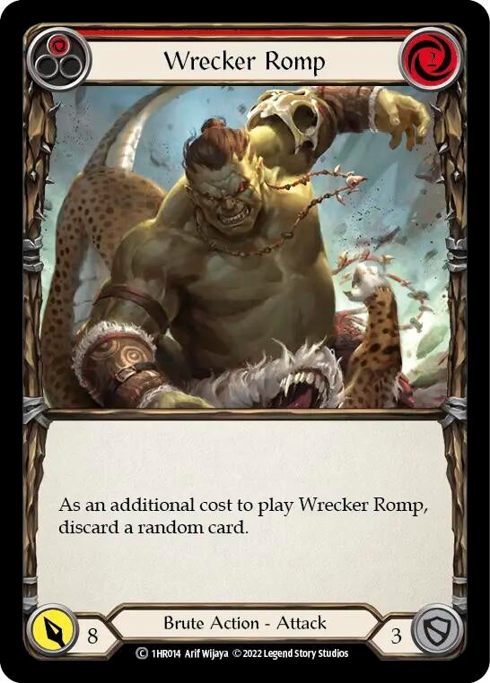 Image for Wrecker Romp (Red) (Historic Pack 1 Blitz Deck: Rhinar) (1HR014) - Flesh and Blood TCG