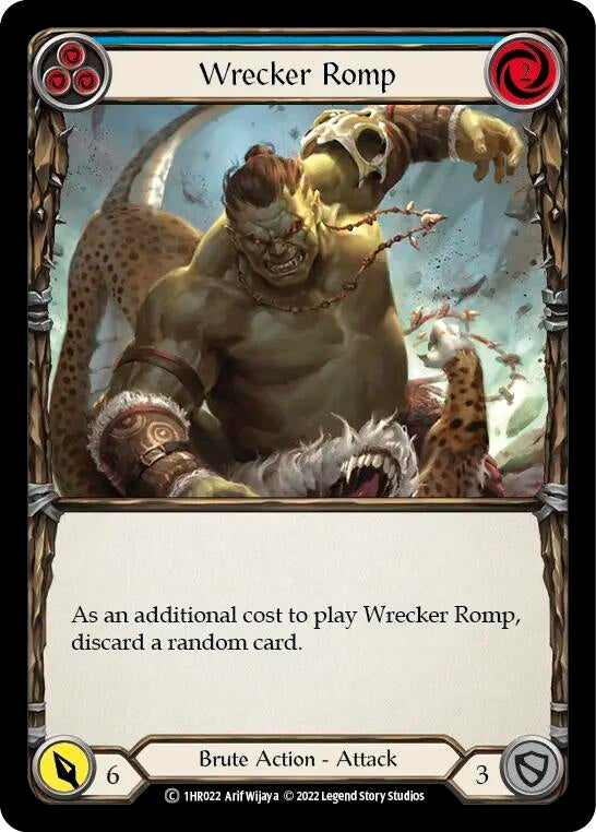 Image for Wrecker Romp (Blue) (Historic Pack 1 Blitz Deck: Rhinar) (1HR022) - Flesh and Blood TCG