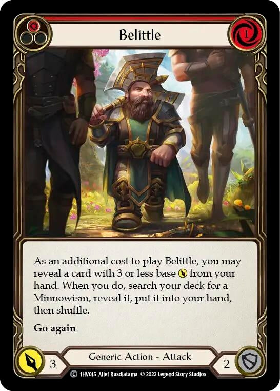 Image for Belittle (Red) (Historic Pack 1 Blitz Deck: Viserai) (1HV015) - Flesh and Blood TCG