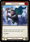 Image for Minnowism (Red) (Historic Pack 1 Blitz Deck: Viserai) (1HV016) - Flesh and Blood TCG