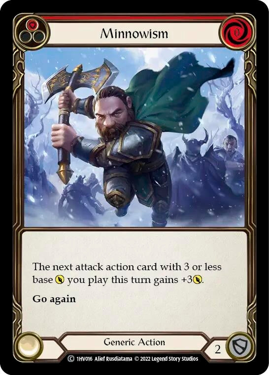 Image for Minnowism (Red) (Historic Pack 1 Blitz Deck: Viserai) (1HV016) - Flesh and Blood TCG